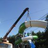 Монтаж водных горок База Отдыха "Чайка" г. Сарапул